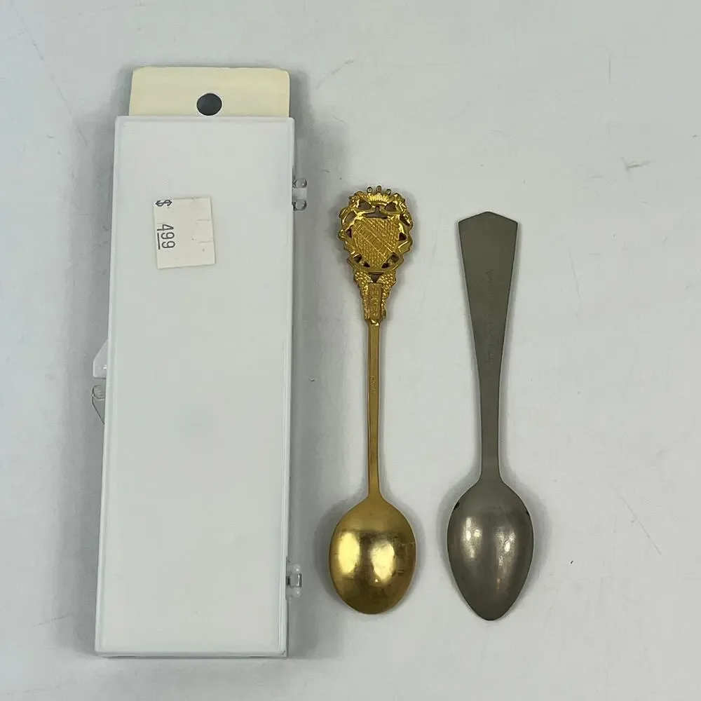 Vtg Souvenir Collector Spoon x7 Lot Georgia Florida Charleston Stone Mountain SC